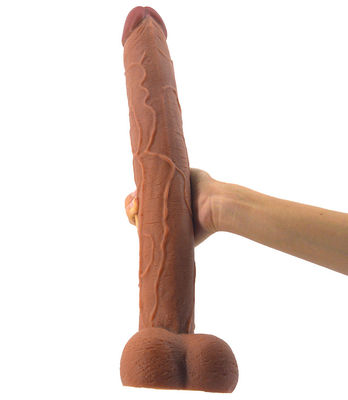 Ισχυρός ρεαλιστικός κόκκορας τεράστιος Dick Masturbation Sex Toys 39CM 15.5Inch