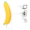 7 συχνότητες 210*37mm παιχνίδι φύλων κόλπων δονητών δονητών μπανανών